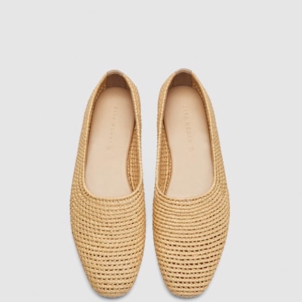 Zara flat woven sandals
